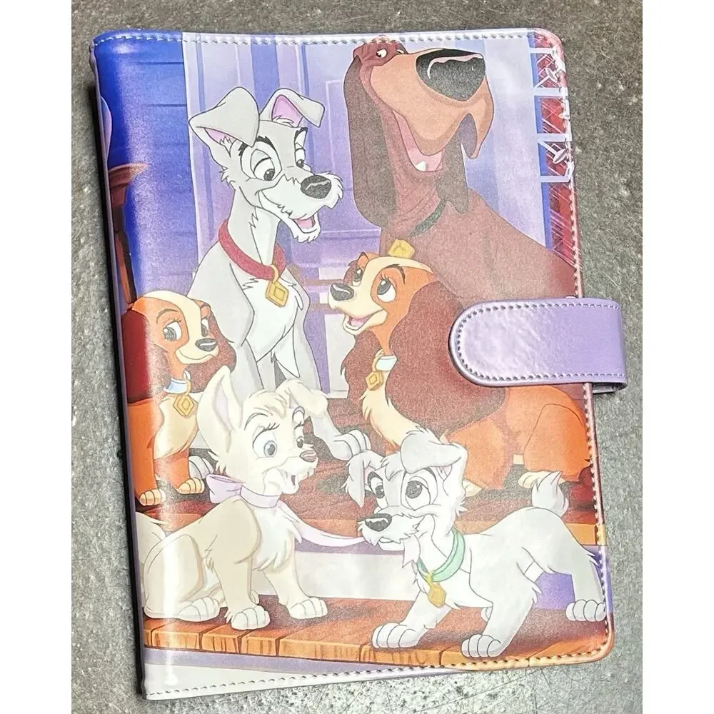 Lady & the Tramp A5 Binder w/ matching paper and tote bag.